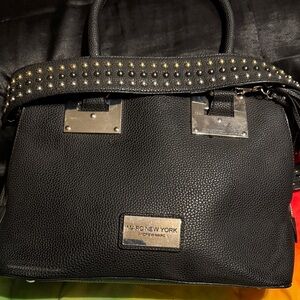 Marc New York Black Studded Satchel